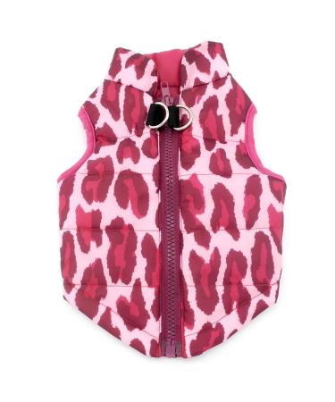 Smalllee_lucky_Store dog jacket waterproof dog coat dishwear for small dogs cats pets dogwear chihuahua winter coat shih tzu mini-Xs (breast: 28cm back: 23cm) Magenta - Buy Online on GoSupps.com