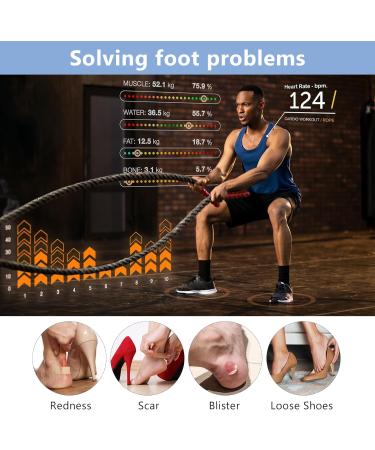 Molain 4 Pairs Shoe Pads Heel Cushions Inserts Heel Grips Self-Adhesive Heel Pads for Loose Shoe Too Big Improved Shoe Fit and Comfort Prevent Heel Slipping Rubbing Blisters Foot Pain Black - Buy Online on GoSupps.com