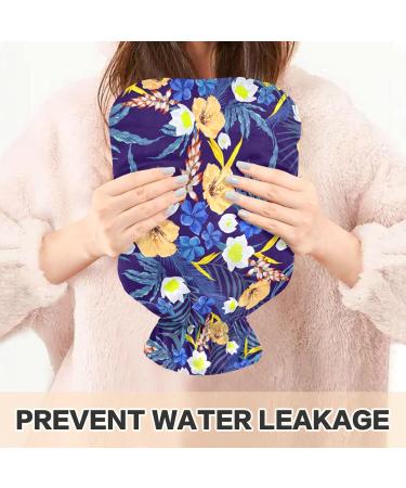 Buy Naanle Hot Water Bottle with Exotic Flowers Cover - 2L Heat & Cold Therapy for Back Pain Relief | International Shipping Available - Buy Online on GoSupps.com
