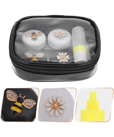 Exceart Mirror Film & Stylish Contact Lens Set - Premium Portable Holder Mini Box & Color Options - Buy Online on GoSupps.com