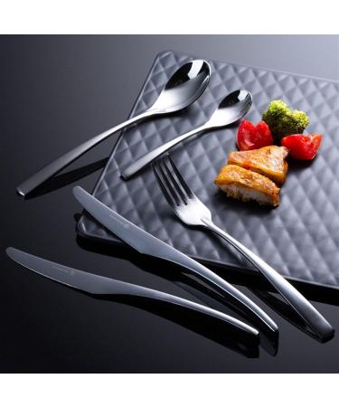 Flatware Sets 4pcs Set Nordic Cutlery Tableware Stainless Steel Dinnerware Set Knife Fork Spoon Zero Waste Flatware Set Kitchen Spoon Set Gift (Color : 4PCS) - Buy Online on GoSupps.com