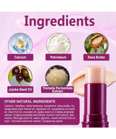 Ocnisdns Calcium Multi Balm Stick for Face Eyes Lips & Neck Volumizing & Hydrating Skincare Balm with Collagen Firming Smoothing & Moisturizing Care Portable All-in-One Stick - Buy Online on GoSupps.com