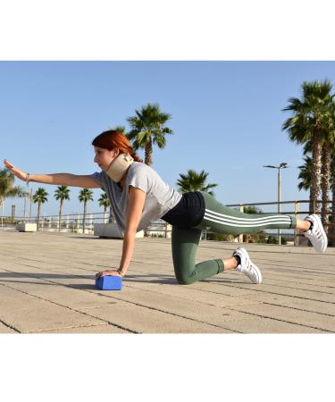 Buy Sports Therapy Soft Rollkrause Neck Support | Velcro Fastener | Orthopedic Medical Device | S-M Size (34/38cm Height 7cm) - Rewrise Human - Buy Online on GoSupps.com