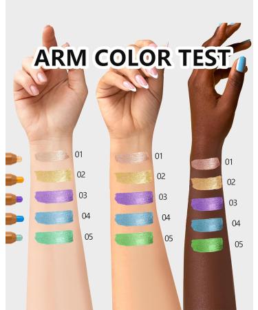 Purple Shimmer Eyeshadow Stick - Long Lasting Waterproof 2-in-1 Pencil & Eyeliner Hypoallergenic Cream for Stunning Eye Makeup - International Shipping Available - Buy Online on GoSupps.com