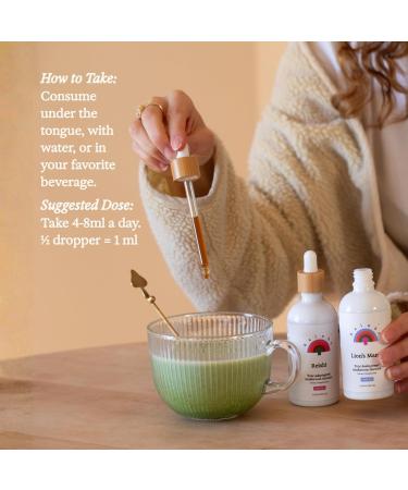 Rainbo - Chaga Mushroom Tincture - Dual Extract Mushroom Supplement - Immune Support Cellular Support Liquid Chaga Supplement Vegan Non GMO 3.4 fl oz Alcohol Based - Buy Online on GoSupps.com