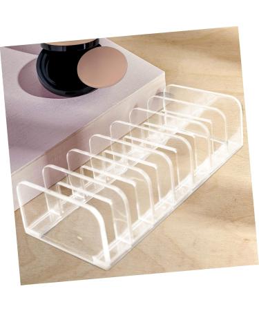 NOLITOY Eye Shadow Storage Box Toiletry Holder Acrylic Vanity Makeup Desk Skincare Desktop Makeup Organizer - Buy Online on GoSupps.com
