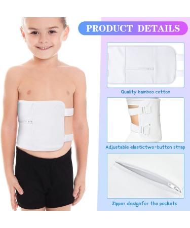 Sanwuta 4 Pack Castor Oil Pack Wrap for Kids - Organic Reusable Compress Kit with Storage Bags | Ideal for Massage & Relaxation - White Blue Pink Purple - Buy Online on GoSupps.com