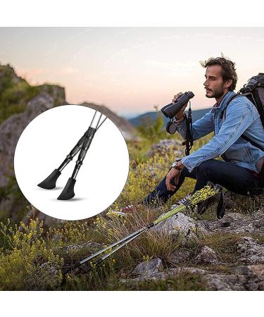 Vabneer Nordic Walking Stick Rubber Buffers - 12 Pack 10mm Diameter Walking Pads for Trekking on Asphalt Gravel and Mountains - Buy Online on GoSupps.com