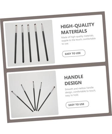 NOLITOY 5pcs Eye Shadow Brush Makeup Brush Eyeshadow Face Eye Tool Brush Cosmetic Brush Wooden Handle Girl - Buy Online on GoSupps.com