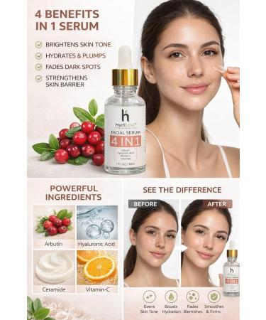 Hyaluronic Acid Face Serum with Niacinamide Deep Hydration Serum for Dry & Sensitive Skin Reduce Fine Lines Fragrance Free Paraben Free Daily Use Skin Care - Buy Online on GoSupps.com