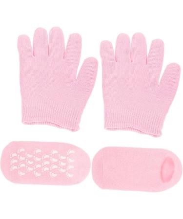 ULTECHNOVO 4 Sets Moisturizing Gloves & Socks Essential Oil Gel Socks Dry Hands Spa Gloves Dry Hands Gloves Moisturizing Socks Household Gel Socks at Night Foot Cream Polyester and Gel Man - Buy Online on GoSupps.com