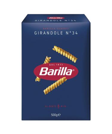 Buy Barilla Girandole N.34 Pasta - 12 Pack (500g Each) | Premium Durum Wheat Al Dente Quality | International Shipping Available - Buy Online on GoSupps.com
