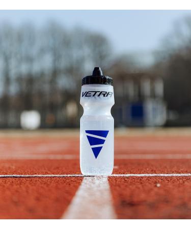 VETRA 22oz Sports Squeeze Water Bottle - Leak Proof Valve, BPA-Free Polypropylene - Ideal for Running, Cycling, Soccer & Football - Buy Online on GoSupps.com