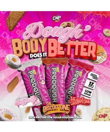 CNP Professional Prodough Milk Protein Bars - 17g Protein Soft Centre Filled Bars (The Glazed One) - Buy Online on GoSupps.com