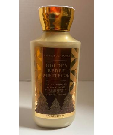 Golden Berry Mistletoe Body Lotion 8oz | Daily Nourishing with Shea Butter & Coconut Oil - Ship Internationally - Buy Online on GoSupps.com