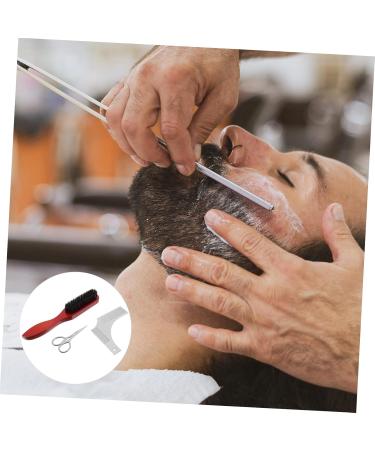 Baluue 1 set Bag Care Tool Straight Grooming Convenient Beard Age Black Scissor Trimmer - Buy Online on GoSupps.com