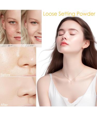 Buy Mineral Setting Powder - Matte Oil Control & Natural Translucent Loose Powder for All Skin Types (Medium 8g) - Lightweight & Breathable - Buy Online on GoSupps.com