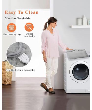 Ohagin Soft & Breathable Electric Foot Warmer - Quick Heating Winter Boots & Full-Body Flannel Heating Pillows | 6 Levels & 4 Timers - Buy Online on GoSupps.com