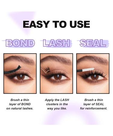 Buy Lash Bond and Seal for DIY Eyelash Extensions | Cluster Lashes Glue & Applicator - Fast International Shipping - Buy Online on GoSupps.com