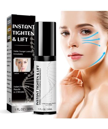 CROKZ Instant Lifting Cream Anti-Aging Serum for the Face for Smoothing Fine Lines Wrinkles and Firming Slumped Skin/846 (Size : 30mlBlack)