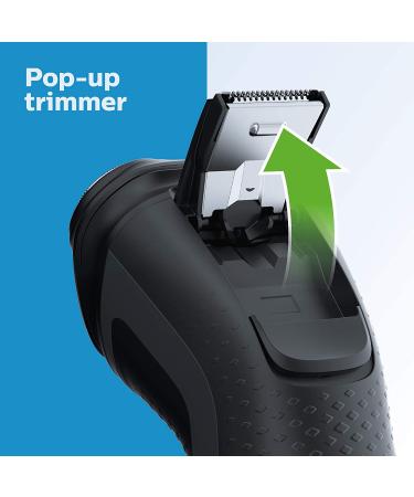 Philips Norelco Shaver 2300 Rechargeable Electric Shaver with Pop-Up Trimmer - Black | S1211/81 - Buy Online on GoSupps.com