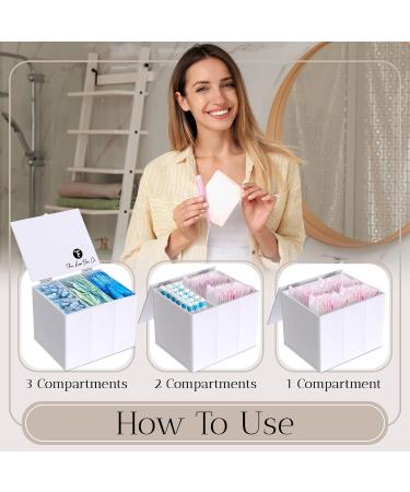 Flow Box Co. Tampon Organizer | Stylish Bathroom Accessories & Feminine Product Holder - Buy Online on GoSupps.com