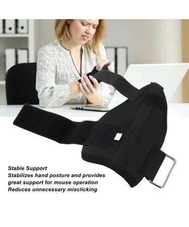 Milltrip Wrist Support Brace | Compression Sleeves & Thumb Wrap for Mouse Hand - Black (M) | Shop Internationally - Buy Online on GoSupps.com