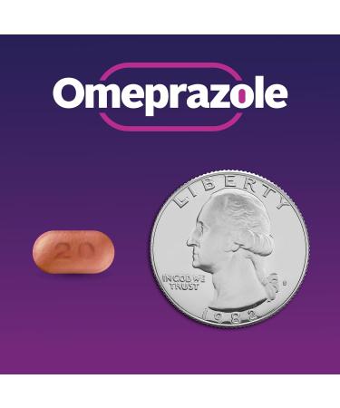 GoodSense Omeprazole Delayed Release Tablets 20 mg Stomach Acid Reducer for Frequent Heartburn Treatment 28 Count - Buy Online on GoSupps.com