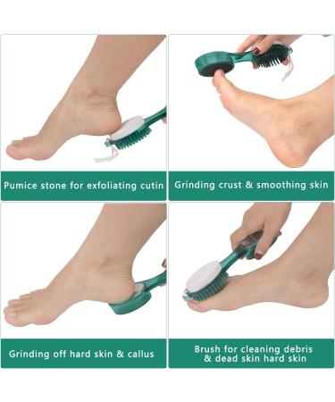 Unaone 4 in 1 Foot File Pedicure Kit - Callus Remover & Manicure Tool for Home Foot Care - Green - Buy Online on GoSupps.com
