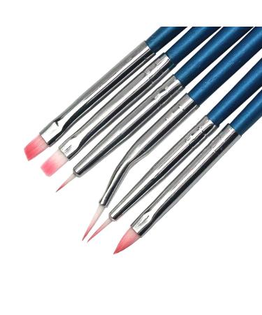 6 Pcs Nail Paint Pen Set - Professional Nails Art Design & Detailing Brush for Embossing - International Shipping Available - Buy Online on GoSupps.com