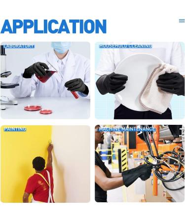 ThxToms Reusable Latex Cleaning Gloves - 3 Pairs for Housework Kitchen Bathroom - Extra Large Size - X-Large - Buy Online on GoSupps.com
