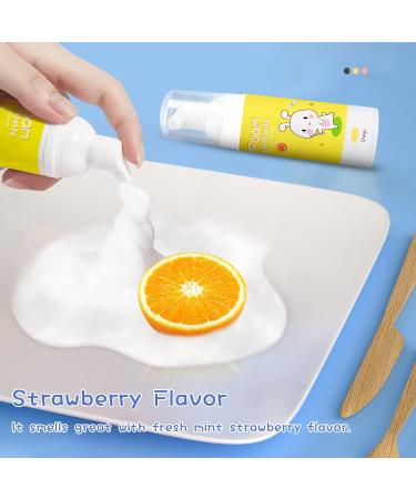 Kids Foam Toothpaste | Child-Friendly Edible Formula for Oral Health | Prevent Decay | Orange Flavor | 60ml 3-Pack - Buy Online on GoSupps.com