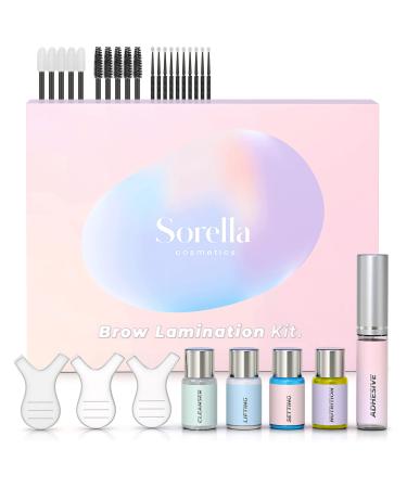 Brow Lamination Kit | Professional Eyebrow Lamination Kit | DIY At Home Keratin Brow Lift Kit for Fuller  Thicker Brows | Easy to Use  Long Lasting | Includes Instruction & Tools | SORELLA COSMETICS - Buy Online on GoSupps.com