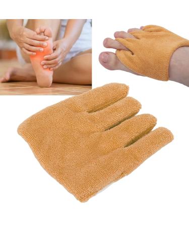 Foot Alignment Socks for Pressure Relief & Corrective Effect | Terry Cloth & Fleece Orange Toe Spreader Socks - Shop Internationally - Buy Online on GoSupps.com