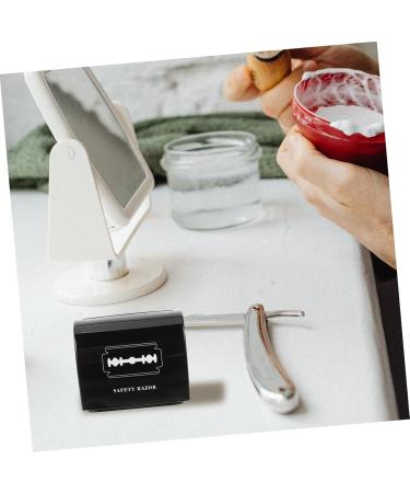 Minkissy Razor Blade Disposal Container - Stainless Steel Storage Box for Barber & Shaving Blades - Safe & Secure Blade Disposal - Buy Online on GoSupps.com