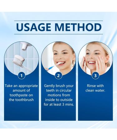 2Pcs Hydroxyapatite Toothpaste for Advanced Enamel Protection and Tooth Strengthening Fresh Breath Deep Cleaning Care Toothpaste - Buy Online on GoSupps.com