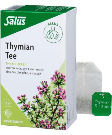  Salus Thymian Thymi Herba Bio Salus Herbal Tea Pack of 15 - Buy Online on GoSupps.com
