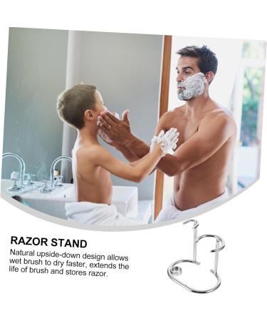 Magiclulu 3-in-1 Razor Holder & Brush Organizer - Men's Shaver Kit | Premium Safety Razor & Zinc Alloy Bracket for Efficient Shaving - Buy Online on GoSupps.com
