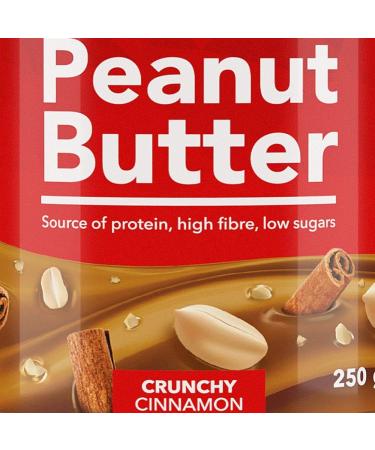 Prozis Peanut Butter Cinnamon Brioche Flavor 250g Crunchy Natural Protein Source - Covient for Vegans Koshers and Halals Diets - Buy Online on GoSupps.com
