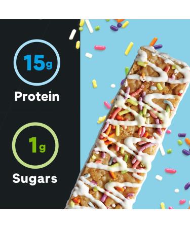 Zone PERFECT Macros Protein Bars Birthday Cake - 20 Count - Buy Online on GoSupps.com