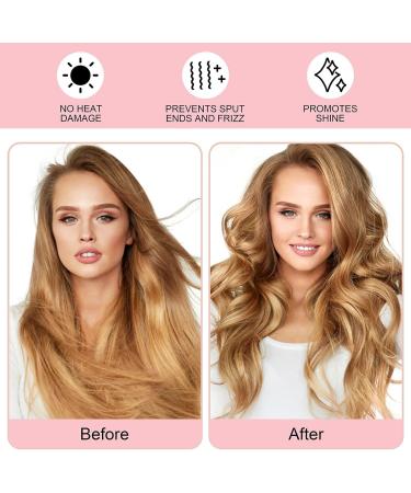 ADMORA Heatless Curlers Headband - Overnight Soft Curls Set for Long and Short Hair - Pink - Buy Online on GoSupps.com