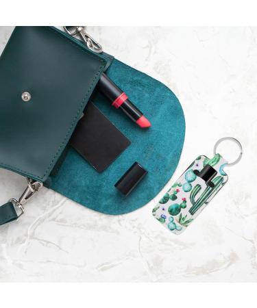 5pcs Square Keychain Lip Gloss Holder | Lipstick Storage Sleeve & Organizer | Tiny Makeup Bag Keychain - Multi Use 12x4x0.5CM - Buy Online on GoSupps.com