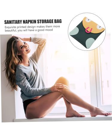 Lurrose 5 Pcs Storage Bags for Women Stylish Menstrual Hygiene & Travel Zipper Wallets Durable PU Bags for Organized On-the-Go - Buy Online on GoSupps.com