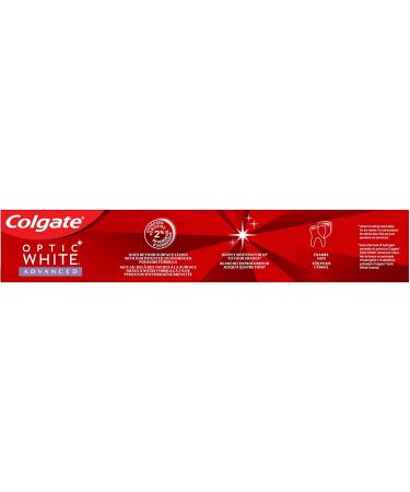 Colgate Optic White Advanced Teeth Whitening Toothpaste Sparkling White 133 mL - Buy Online on GoSupps.com