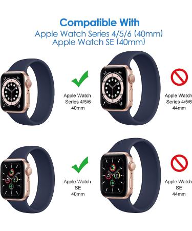 JETech Apple Watch SE/Series 6/5/4 Screen Protector 40mm - TPU HD Clear Film 3-Pack - Buy Online on GoSupps.com