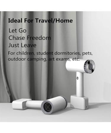 Portable Cordless Hair Dryer Rechargeable Wireless Blow Dryer Hot & Cold Air Hair Dryer for Outdoor Travel Home School Pet Care Hairdressing - Buy Online on GoSupps.com