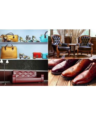 Furniture Leather Max Complete Leather Refinish and Repair Kit/Now with 3 Color Shades to Blend with/Leather & Vinyl Restorer (Deep Browns) - Buy Online on GoSupps.com