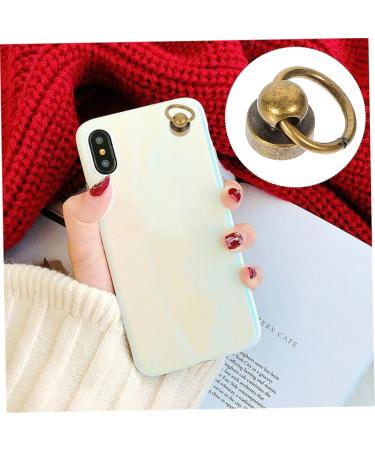 NUOBESTY 20 Sets Belt Ring Monk Head Buckle Leather Purse Phone Case Copper Studs Screw Self-Tapping D-Ring 2X0.9cm As Shown - Buy Online on GoSupps.com