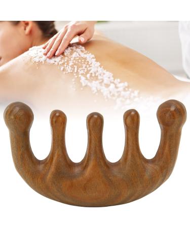 Wood Massage Sandwood Comb - Relaxing Acupressure Device for Scalp Head Neck Shoulder & Arm Massage | International Shipping - Buy Online on GoSupps.com