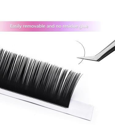 Professional Individual Classic Eyelash Extensions | 0.20mm D Curl Mix (13-16mm) | Natural Black Eyelashes for Stunning Looks - Buy Online on GoSupps.com